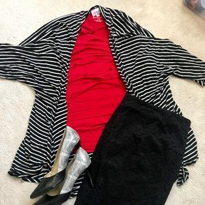 LLR GUC M Lindsay black and white striped